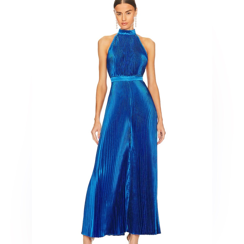 L’IDEE Cinema Jumpsuit in MOROCCAN BLUE NWT